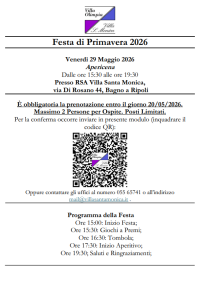 Festa di Primavaera, 29/05/2026