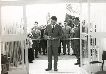inaugurazione vallina 1965 - taglio nastro